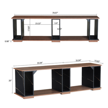 70 inch TV Unit with Console Table(Set of 2)