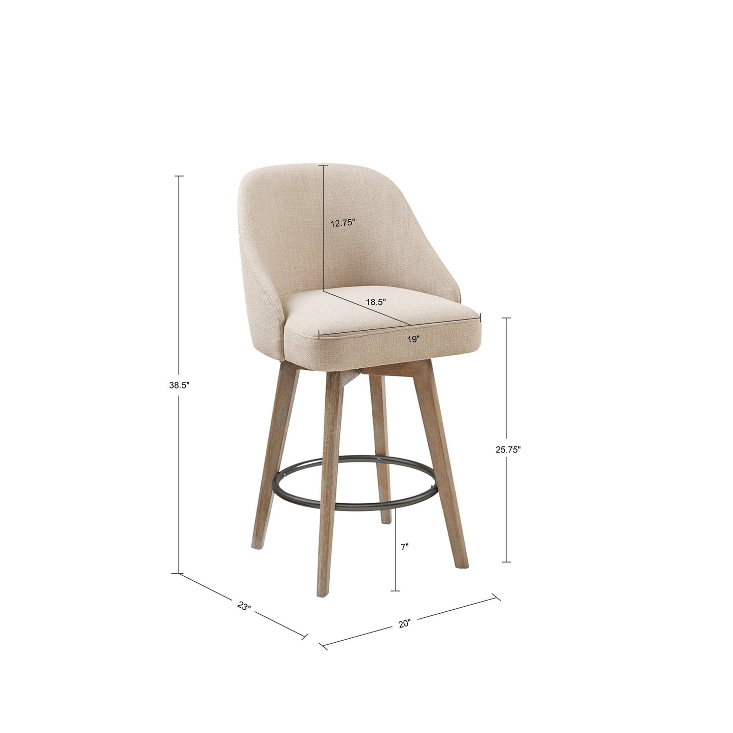 Counter Stool with Swivel Seat