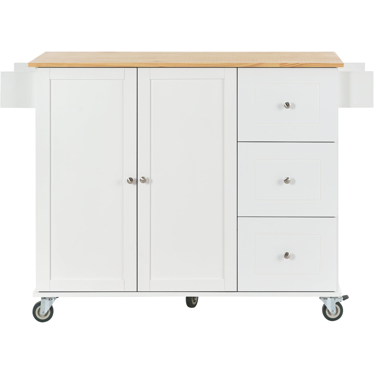 Rolling Mobile Kitchen Island¡ꡧWhite¡ê?