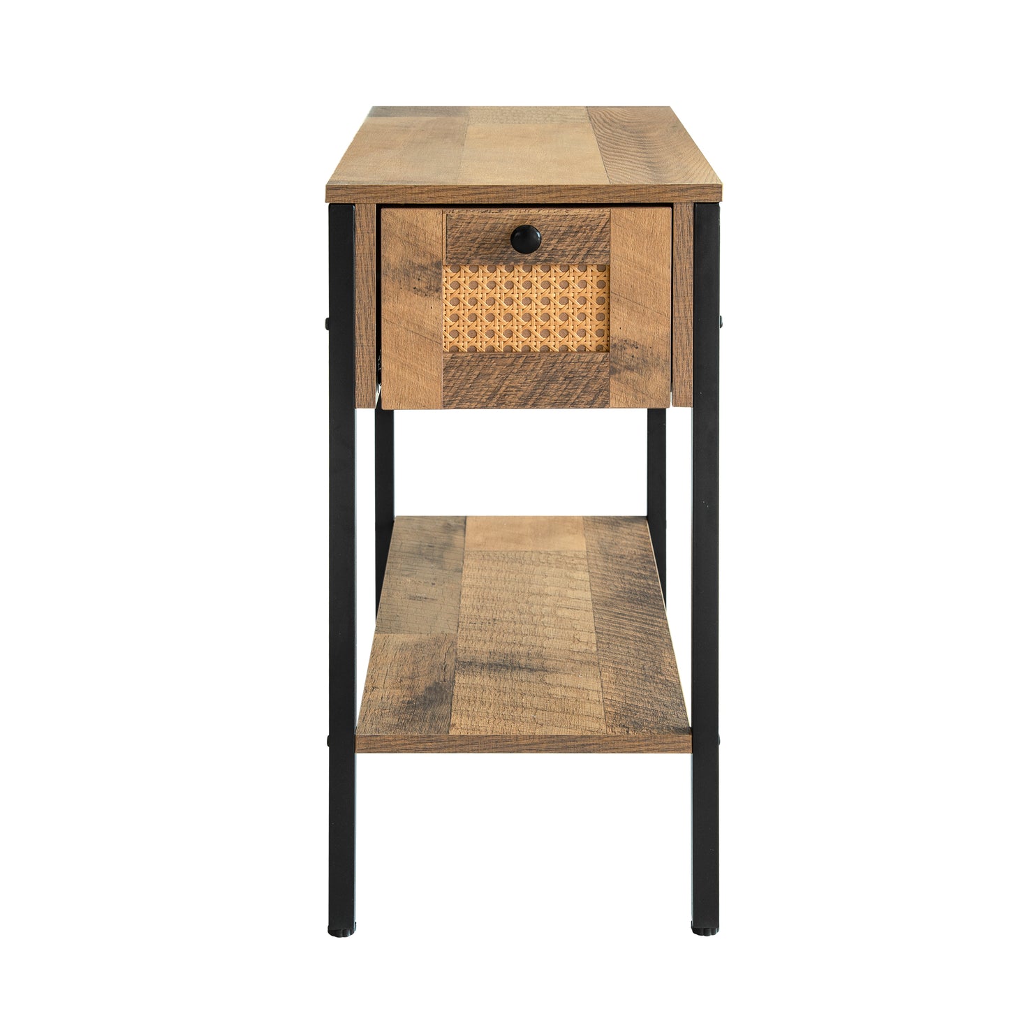 Eleuterio Frame End Table with Storage