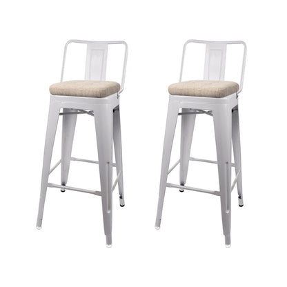 Ava Linen Bar Stool