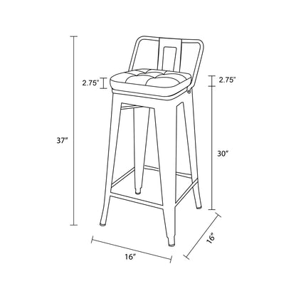 Daisy Steele Bar Stool