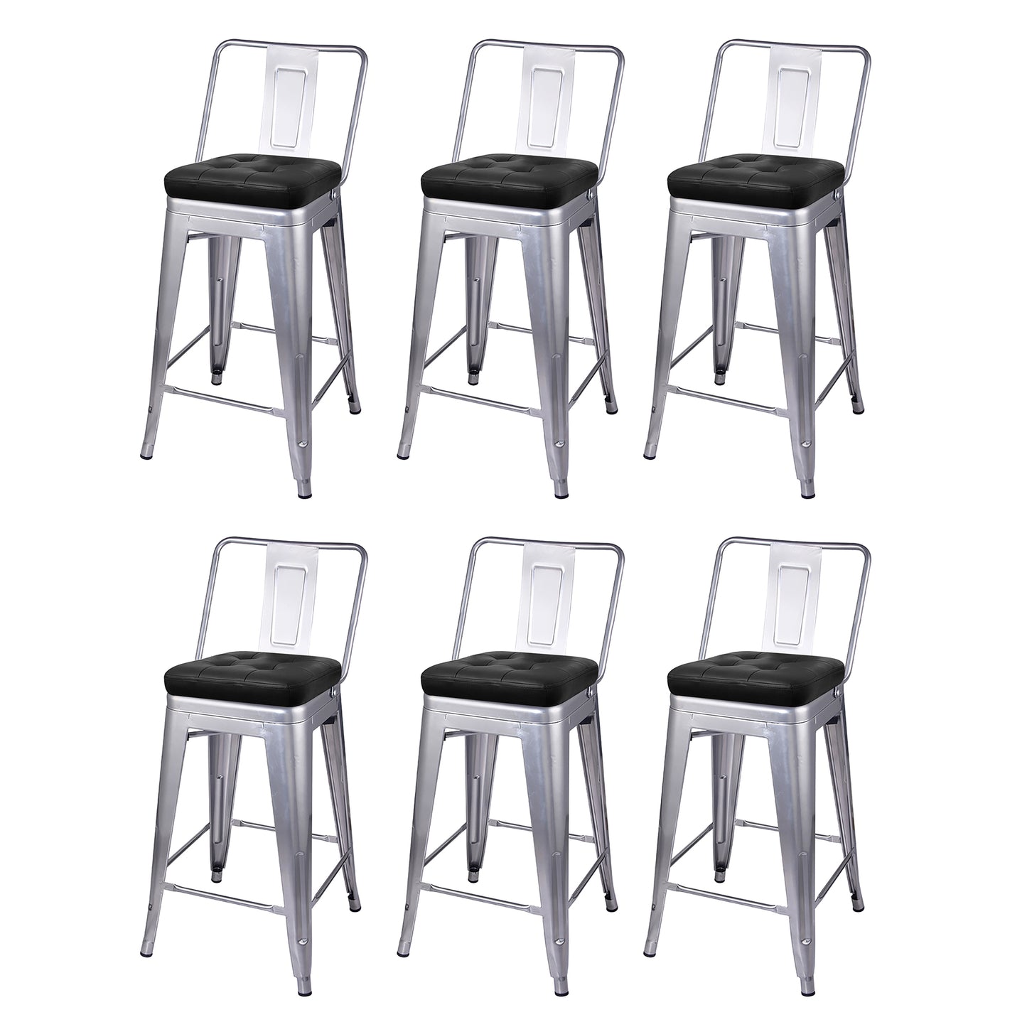 Dominic Steel Bar Stool