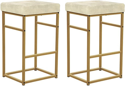 GIA 30 Inches Square Upholstered Bar Stool