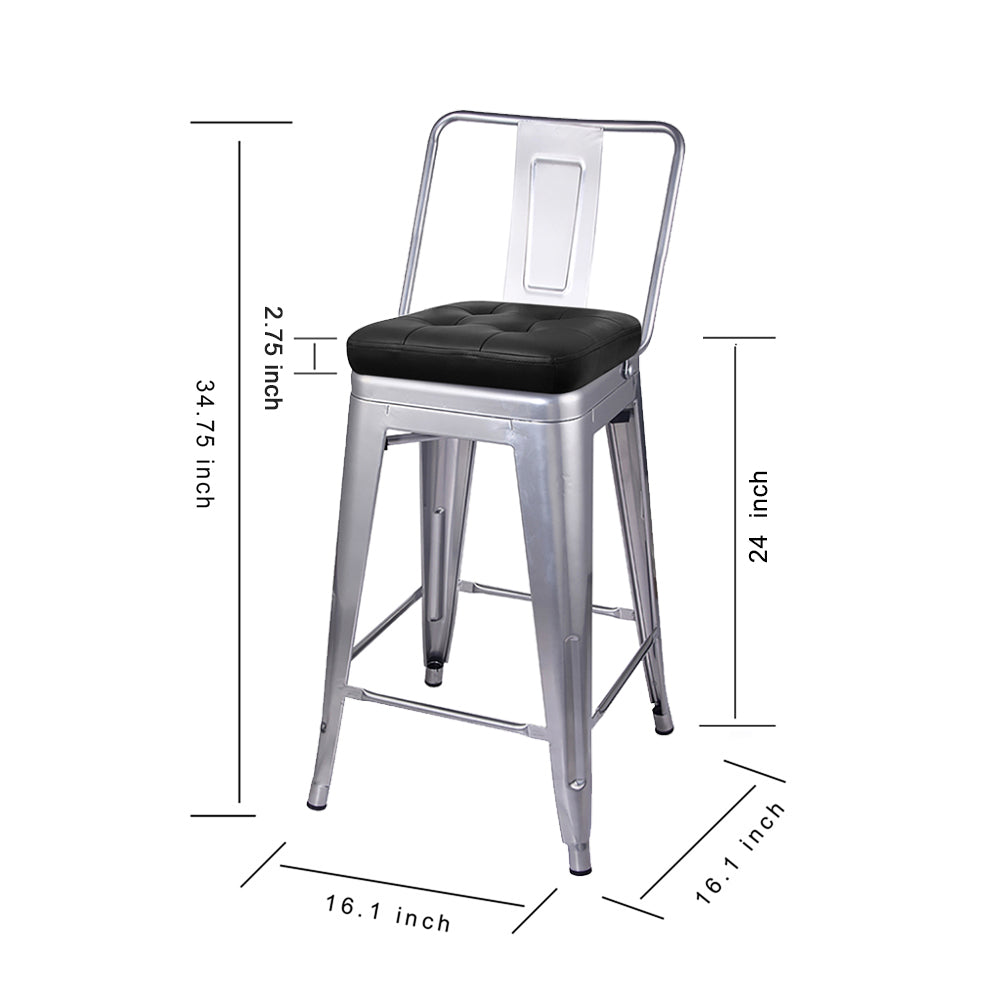 Dominic Steel Bar Stool