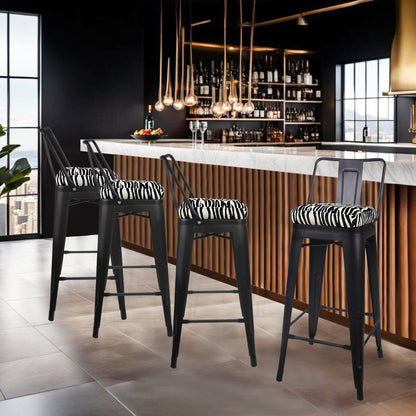 Zara Stripe Bar Stool