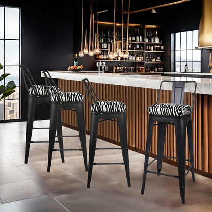 Zara Stripe Bar Stool