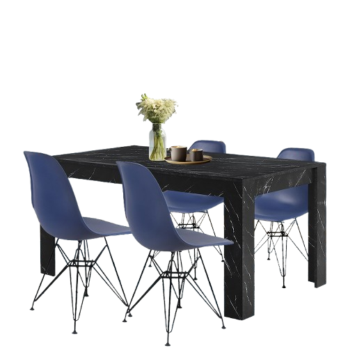 Sapphire Noir Dining Room Set