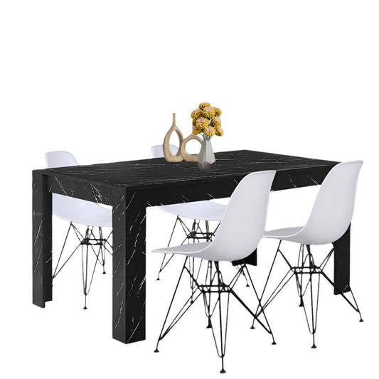 Obsidian Elegance Dining Room Set