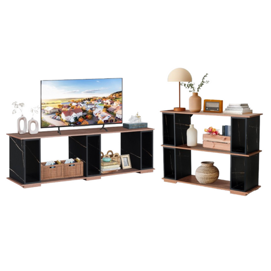 70 inch TV Unit with Console Table(Set of 2)