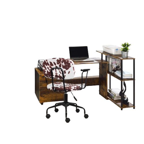 2 Pieces Home Office Furniture Sets-Writing Desk and Office Chair Sets