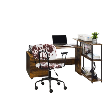 2 Pieces Home Office Furniture Sets-Writing Desk and Office Chair Sets