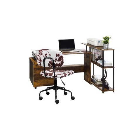 2 Pieces Home Office Furniture Sets-Writing Desk and Office Chair Sets