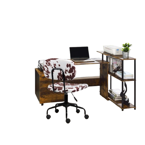 2 Pieces Home Office Furniture Sets-Writing Desk and Office Chair Sets