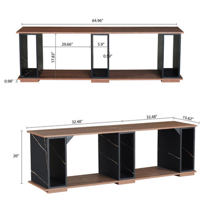 65 inch TV Unit with Console Table(Set of 2)