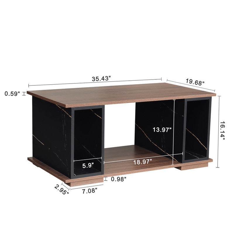 Bar Cabinet with Coffee Table (Set of 2)