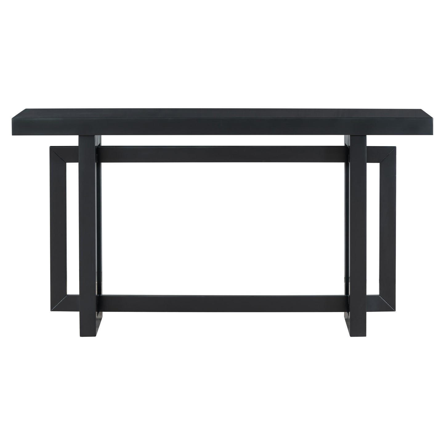 Living Room Table Set, 1 Coffee Table, 1 Black Sofa table and 65-Inch TV Stand